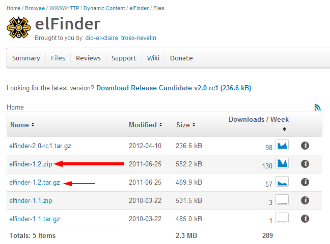 Установка и настройка Elfinder