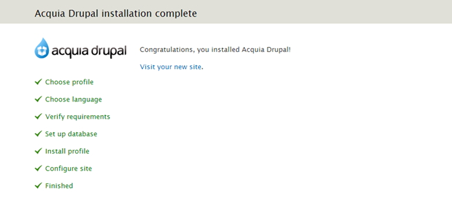 Drupal installation